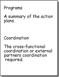 Programs and Coordination section